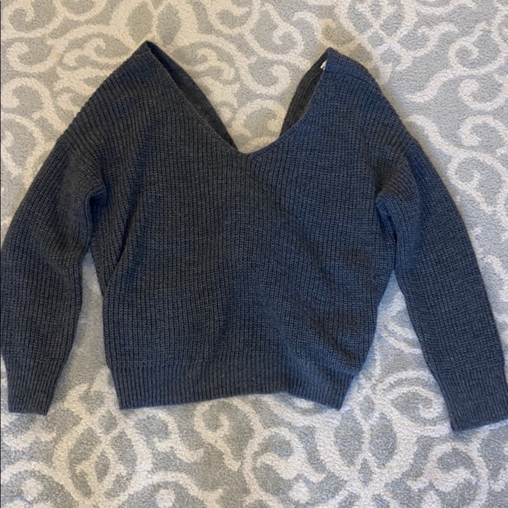 Don’t Ask Why Back Knot Sweater